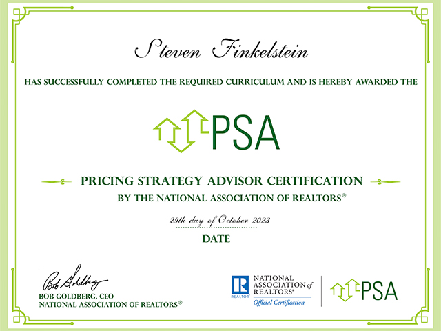 PSA-Certificate